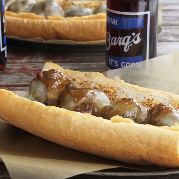 Garlic Meatball Po'boys